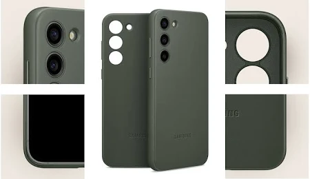 SAMSUNG GALAXY S23 PLUS LEATHER COVER GREEN EF-VS916LGEGWW thumbnail 4