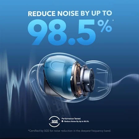ANKER SOUNDCORE LIBERTY 4 NC HEADSET LIGHT BLUE A3947H61 thumbnail 2