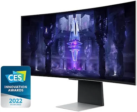SAMSUNG 34 INCH G8 ODYSSEY OLED ULTRA WIDE QHD 175HZ 0.03MS GAMING MONITOR LS34DG852SMXUE thumbnail 5