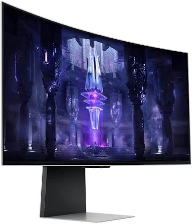 SAMSUNG 34 INCH G8 ODYSSEY OLED ULTRA WIDE QHD 175HZ 0.03MS GAMING MONITOR LS34DG852SMXUE thumbnail 3