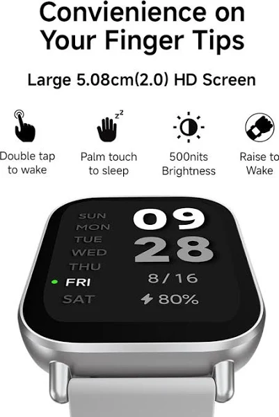 MI REDMI WATCH 5 ACTIVE MATTE SILVER thumbnail 9