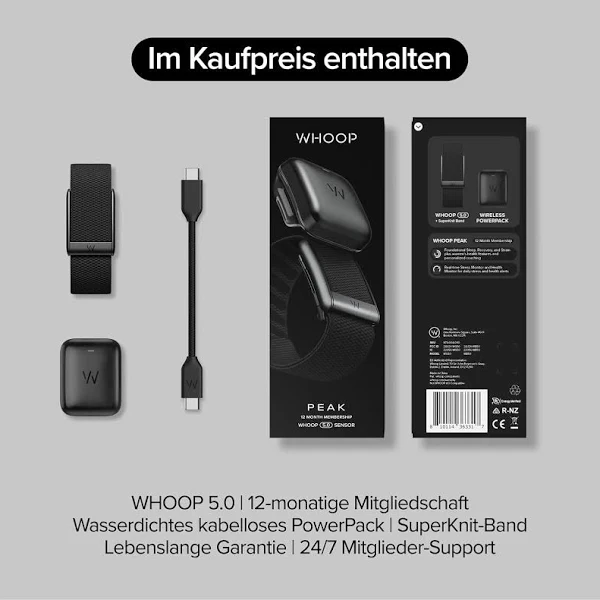 WHOOP 5.0 BREATHABLE MAGNETIC WRIST BAND STRAP BLACK thumbnail 4