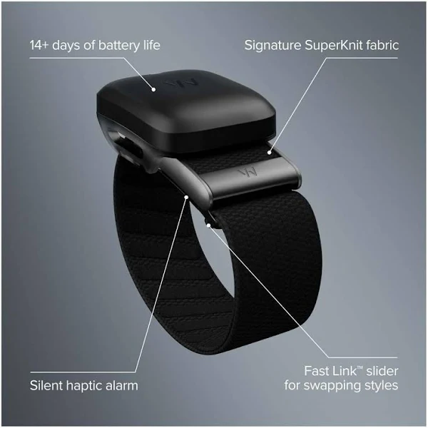 WHOOP 5.0 BREATHABLE MAGNETIC WRIST BAND STRAP BLACK thumbnail 3