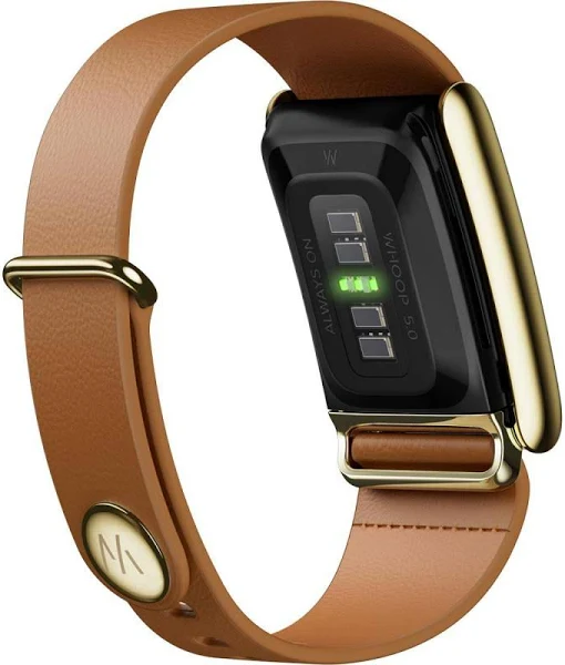 WHOOP 5.0 LEATHER WRISTBAND STRAP BROWN thumbnail 2