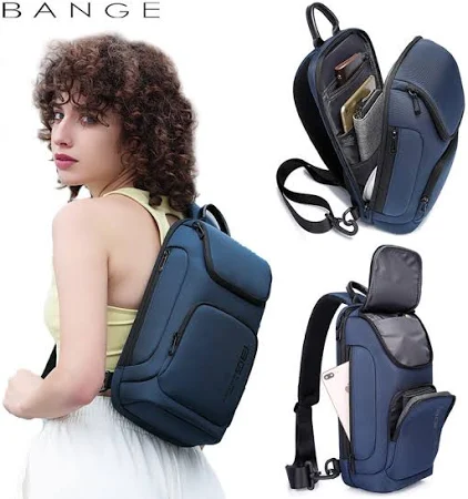 BANGE MESSENGER BAG BLUE BG-3097 thumbnail 3