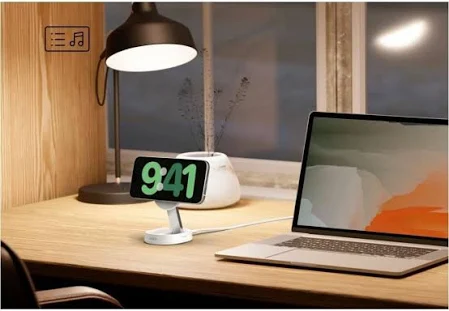 BELKIN BOOST CHARGE PRO 15W CONVERTIBLE MAGNETIC CHARGING STAND WHITE WIA008MYWH thumbnail 9