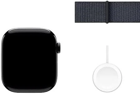 APPLE WATCH SERIES 10 42MM GPS JET BLACK ALUMINIUM CASE WITH BLACK SOLO LOOP MWWX3 thumbnail 6