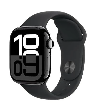 APPLE WATCH SERIES 10 42MM GPS JET BLACK ALUMINIUM CASE WITH BLACK SOLO LOOP MWWX3 thumbnail 3