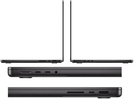 APPLE MACBOOK PRO 16-INCH M4 MAX CHIP 16-CORE CPU 40-CORE GPU 64GB 2TB SSD SPACE BLACK ARB Z1FV000XD thumbnail 7