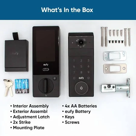 EUFY SMART LOCK TOUCH FINGERPRINT WITH WI-FI BRIDGE T8510013 thumbnail 10