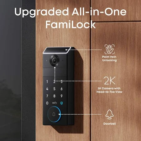 EUFY SMART LOCK TOUCH FINGERPRINT WITH WI-FI BRIDGE T8510013 thumbnail 4