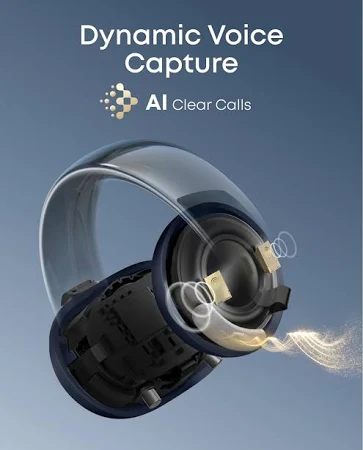 ANKER SOUNDCORE AEROCLIP OPEN EAR CLIP ON EARBUDS BLUE A3388H31 thumbnail 7