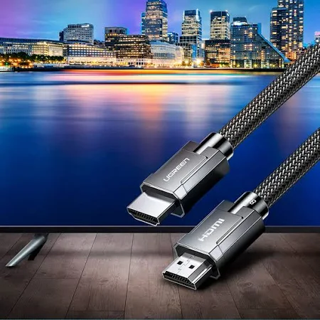 UGREEN 8K HDMI M/M ROUND CABLE WITH BRAIDED 1M GRAY 70319 thumbnail 8