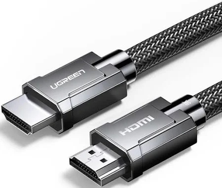 UGREEN 8K HDMI M/M ROUND CABLE WITH BRAIDED 1M GRAY 70319 thumbnail 2