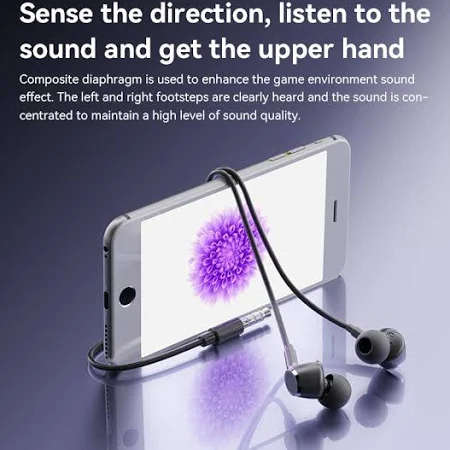 YESIDO 3.5MM WIRED EARPHONE BLACK YH53 thumbnail 3
