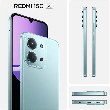 MI REDMI 15C 4GB RAM 128GB ROM MINT GREEN thumbnail 4