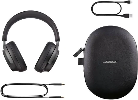 BOSE QUIETCOMFORT ULTRA 5V WIRELESS NOISE CANCELING HEADPHONES 2ND GEN BLACK 890101-0100 thumbnail 7