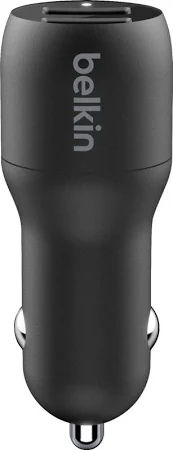 BELKIN CAR CHARGER DUAL PORT WITH 1M LTG CABLE BLAKC D001 thumbnail 4