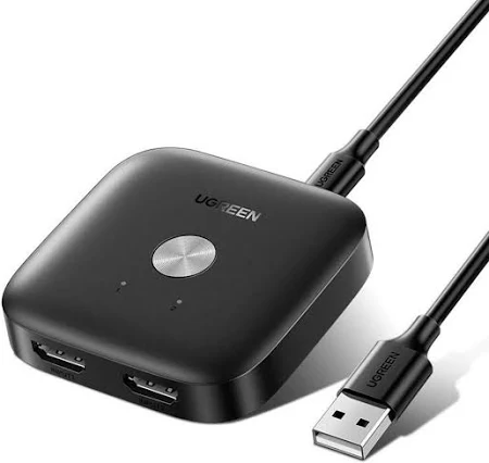 UGREEN HDMI SWITCHER 2 IN 1 OUT  4KX2K@60HZ 80126 thumbnail 2
