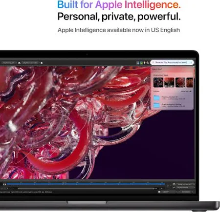 APPLE MACBOOK PRO 14 INCH M4 CHIP 10 CORE CPU 10 CORE GPU 16GB 1TB SPACE BLACK ARABIC MW2V3 thumbnail 5