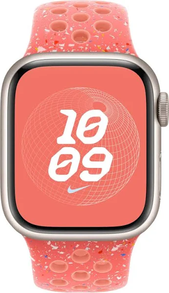 APPLE WATCH 41MM MAGIC EMBER NIKE SPORT BAND S/M MUUX3 thumbnail 2