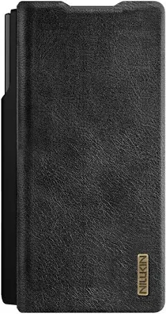 NILLKIN SAMSUNG GALAXY Z FOLD 7 QIN PRO LEATHER CASE BLACK thumbnail 3