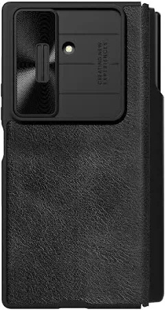 NILLKIN SAMSUNG GALAXY Z FOLD 7 QIN PRO LEATHER CASE BLACK thumbnail 2