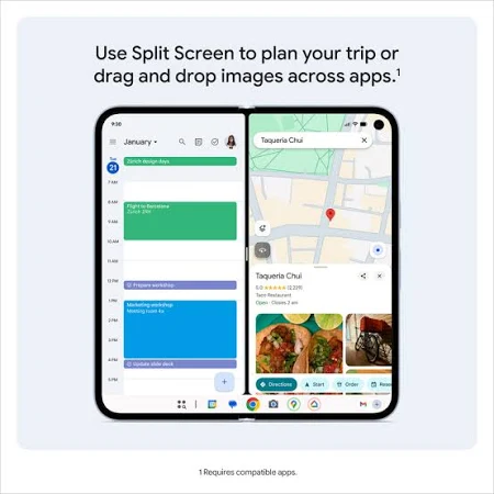 GOOGLE PIXEL 10 PRO FOLD 5G 256GB MOONSTONE thumbnail 7