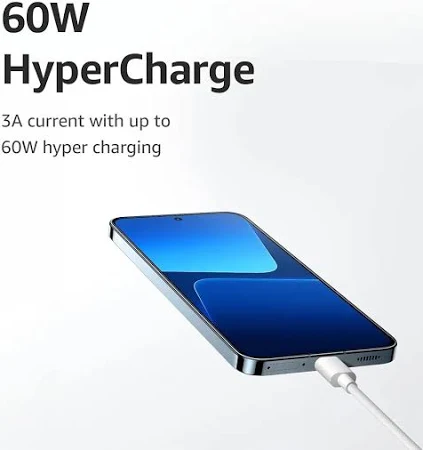 MI XIAOMI 6A BRAIDED USB-C TO UCSB-C CABLE 2M WHITE K36350 thumbnail 7