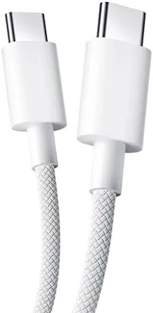 MI XIAOMI 6A BRAIDED USB-C TO UCSB-C CABLE 2M WHITE K36350 thumbnail 4