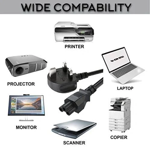 3 PIN LAPTOP POWER CABLE 3 PONG 1.8M thumbnail 7