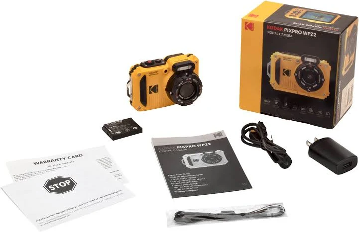 KODAK PIXPRO DIGITAL CAMERA YELLOW WPZ2 thumbnail 6