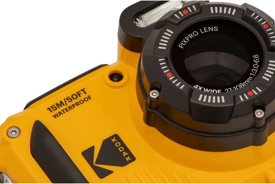 KODAK PIXPRO DIGITAL CAMERA YELLOW WPZ2 thumbnail 5