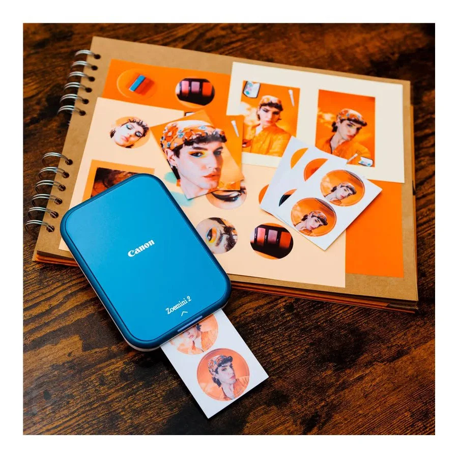 CANON ZOEMINI 2 PORTABLE PHOTO PRINTER NAVY BLUE EZ2-6063 thumbnail 10