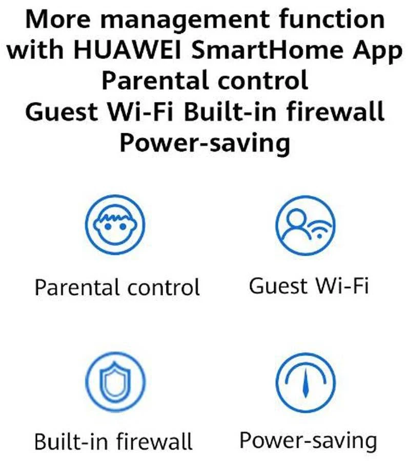 HUAWEI WIFI DUAL BAND AC1300 WL ROUTER 1.2GHZ WHITE WS5200 thumbnail 10