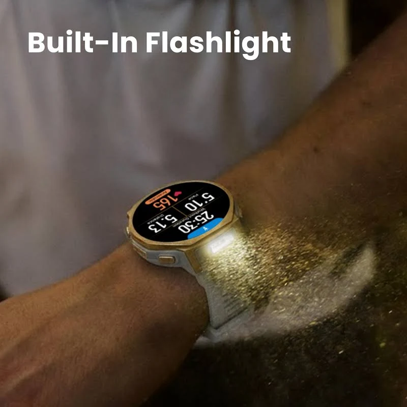AMAZFIT T-REX 3 PRO 48MM SMART WATCH TACTICAL BLACK A2444 thumbnail 5