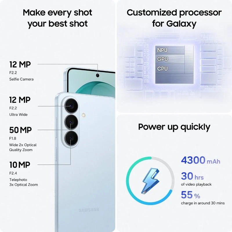 SAMSUNG GALAXY S26 PLUS 5G 12GB 256GB SKY BLUE SM-S947BDS thumbnail 3