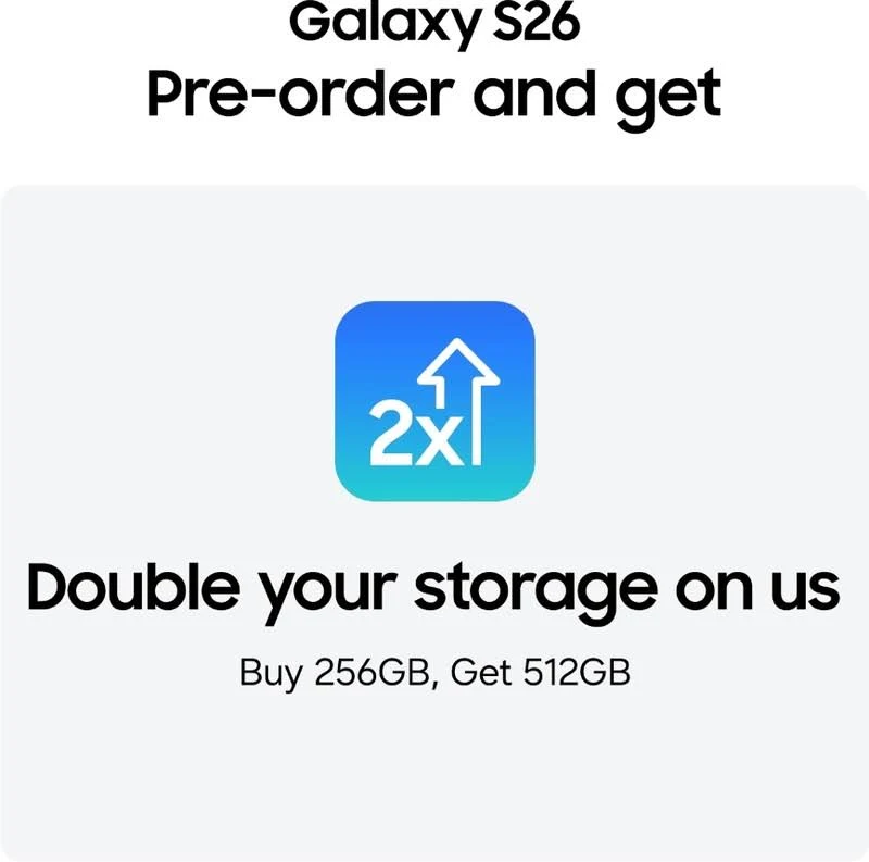 SAMSUNG GALAXY S26 5G 12GB 256GB WHITE SM-S942BDS thumbnail 2