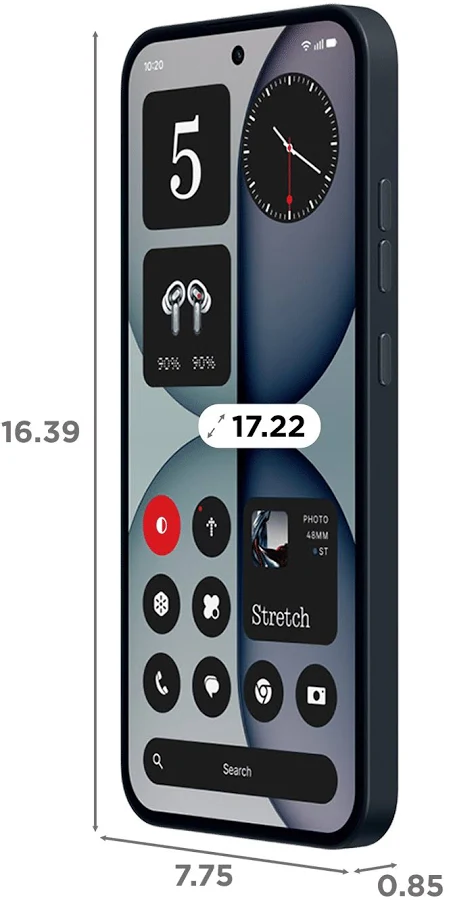 NOTHING PHONE 4A 12GB-256GB BLACK thumbnail 6