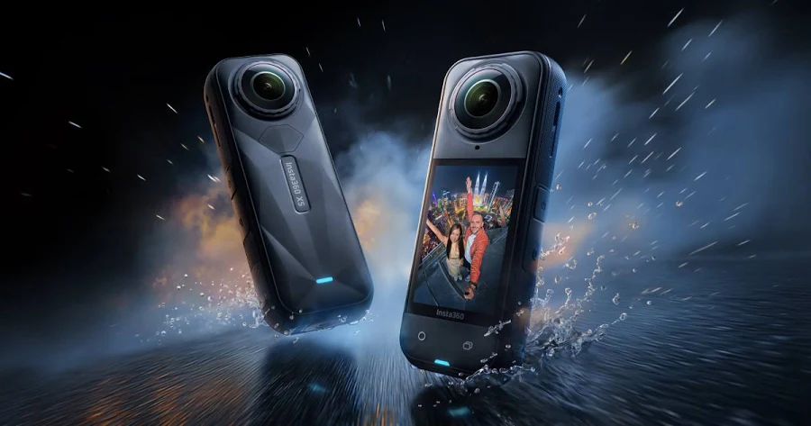 INSTA 360 X5 8K 360 ACTION CAMERA WHITE CINSAAHA thumbnail 5