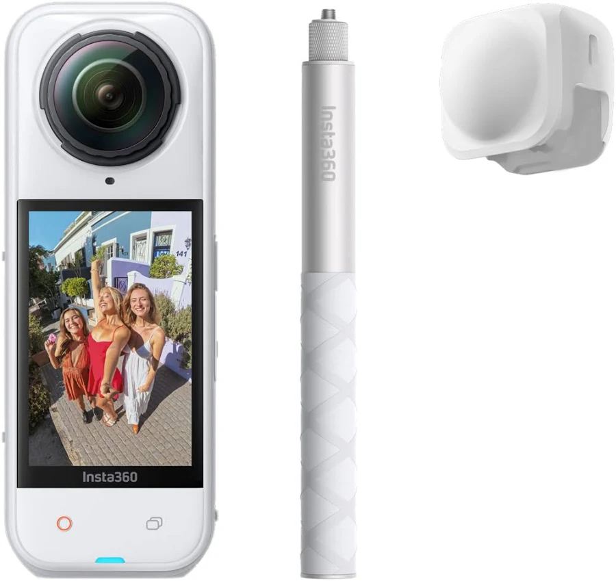INSTA 360 X5 8K 360 ACTION CAMERA WHITE CINSAAHA thumbnail 2