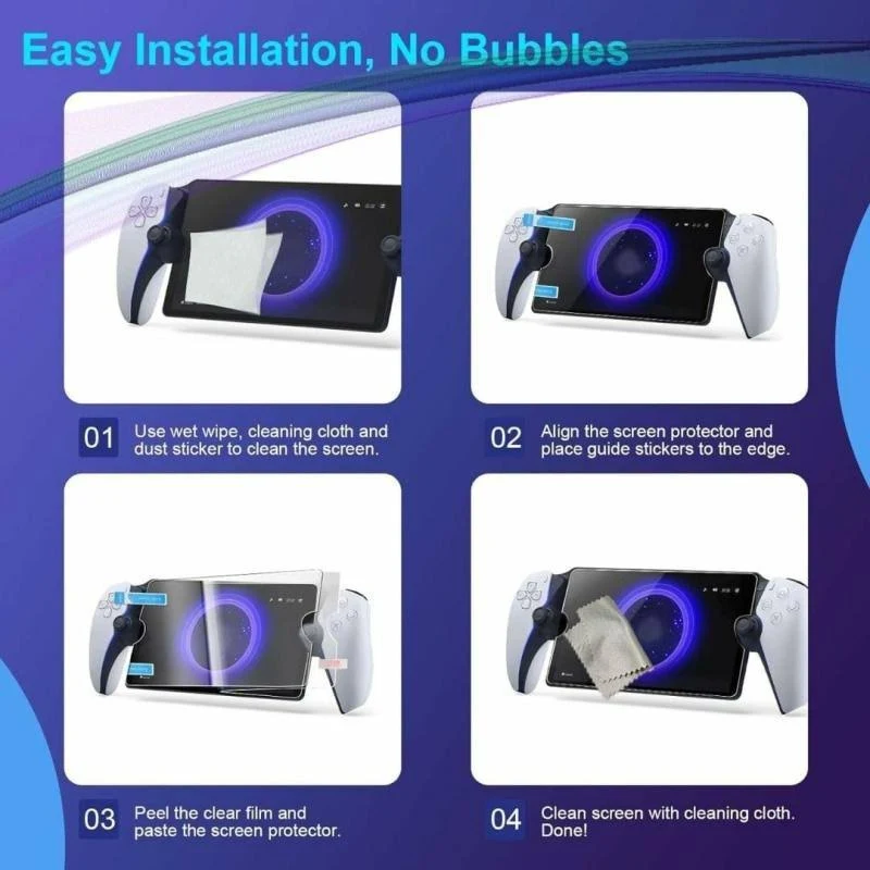 SONY PS5 PORTAL GLASS SCREEN PROTECTOR CLEAR thumbnail 5