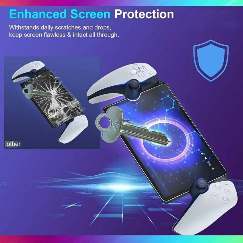 SONY PS5 PORTAL GLASS SCREEN PROTECTOR CLEAR thumbnail 4