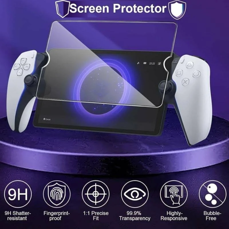 SONY PS5 PORTAL GLASS SCREEN PROTECTOR CLEAR thumbnail 3