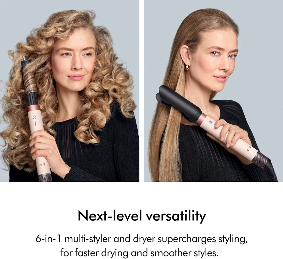DYSON AIRWRAP MULTI STYLER AND DRYER STRAIGHT WAVY CERAMIC PINK ROSE GOLD HS08 CPRG thumbnail 9