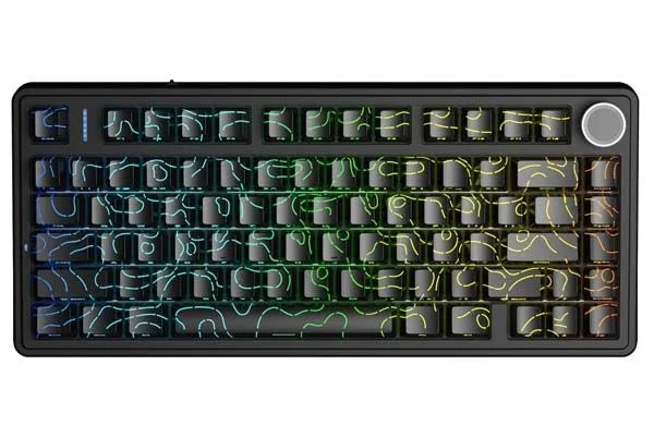 AULA 75 KEYS RGB 75% MECHANICAL GAMING K/B TRI-MODE KNOB REAPER S/W GRADIENT GRAY CONTOUR F75 MAX thumbnail 2