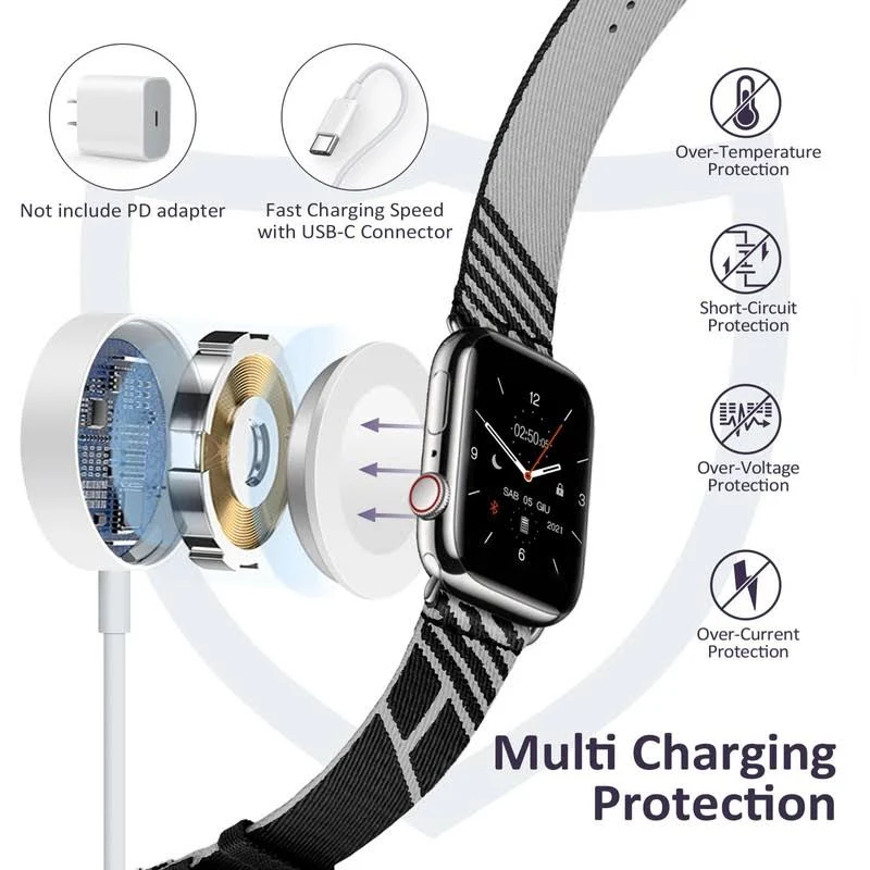 APPLE WATCH MAGNETIC USB CHARGING CABLE 2M MX2F2 thumbnail 7