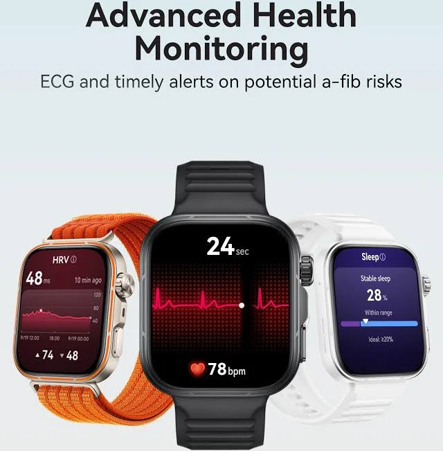 HUAWEI WATCH FIT 5 PRO WHITE ALUMINUM ALLOY CASE WHITE FLUOROELASTOMER STRAP NKI-B29 55020HRE thumbnail 4