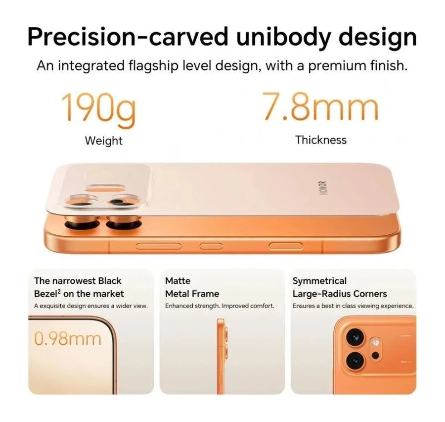 HONOR 600 5G 8GB-256GB ORANGE VKJ-NX9 thumbnail 7