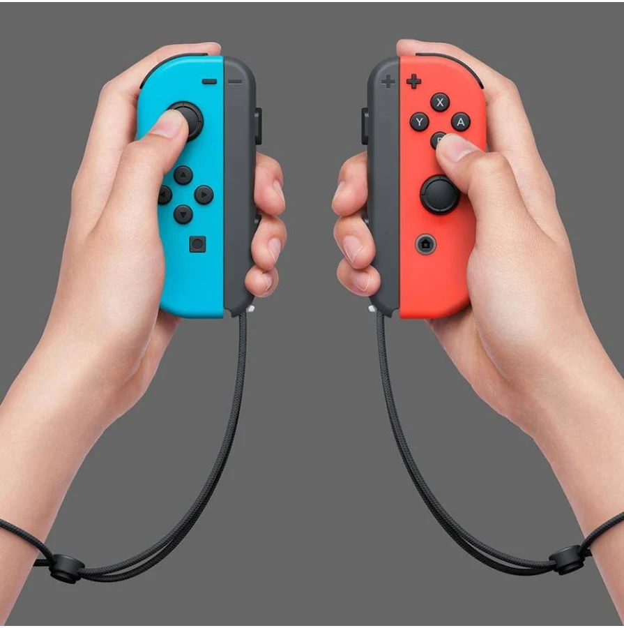 NINTENDO SWITCH JOY-CON CONTROLLER BLUE RED W032 thumbnail 2